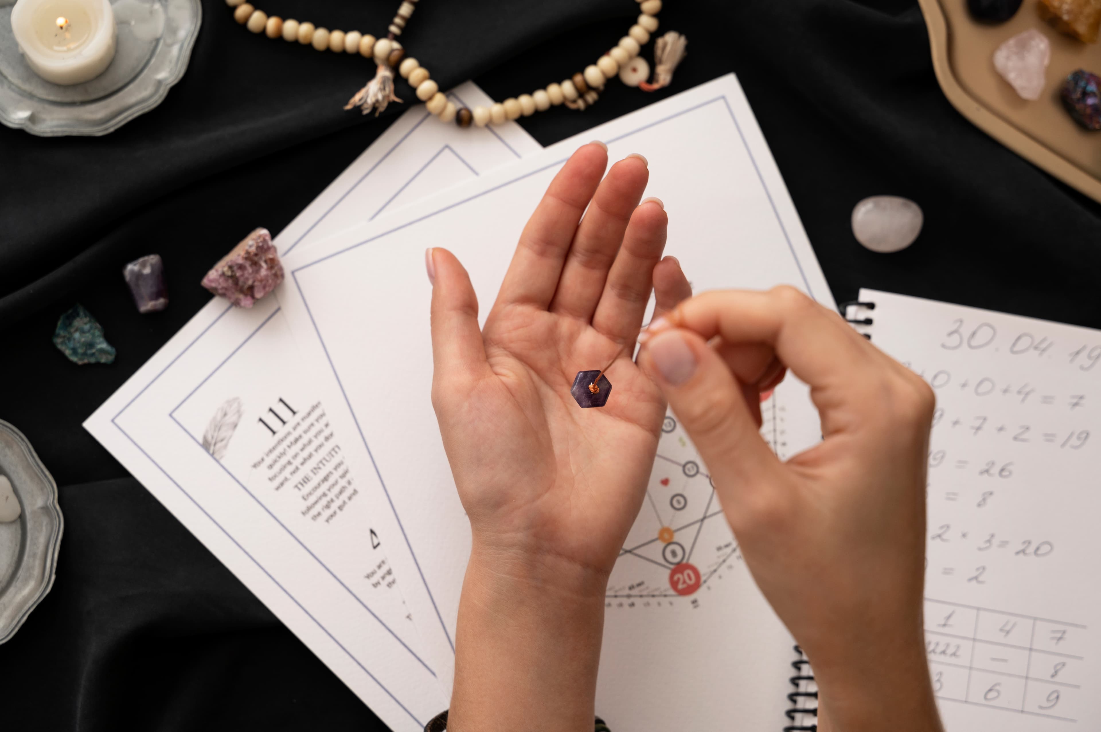 Palm reading background